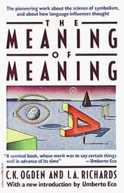 Cover book for The meaning of meaning