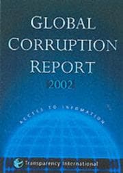 Cover book for Global Corruption Report
