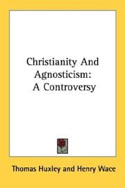 Cover book for Christianity And Agnosticism