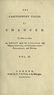 Cover book for The Canterbury Tales