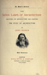 Cover book for The Seven Lamps of Architecture