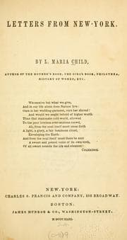 Cover book for Letters from New York