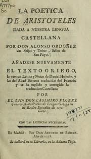 Cover book for Poetics