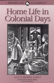 Cover book for Home life in colonial days