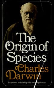 Cover book for On the origin of species by means of natural selection